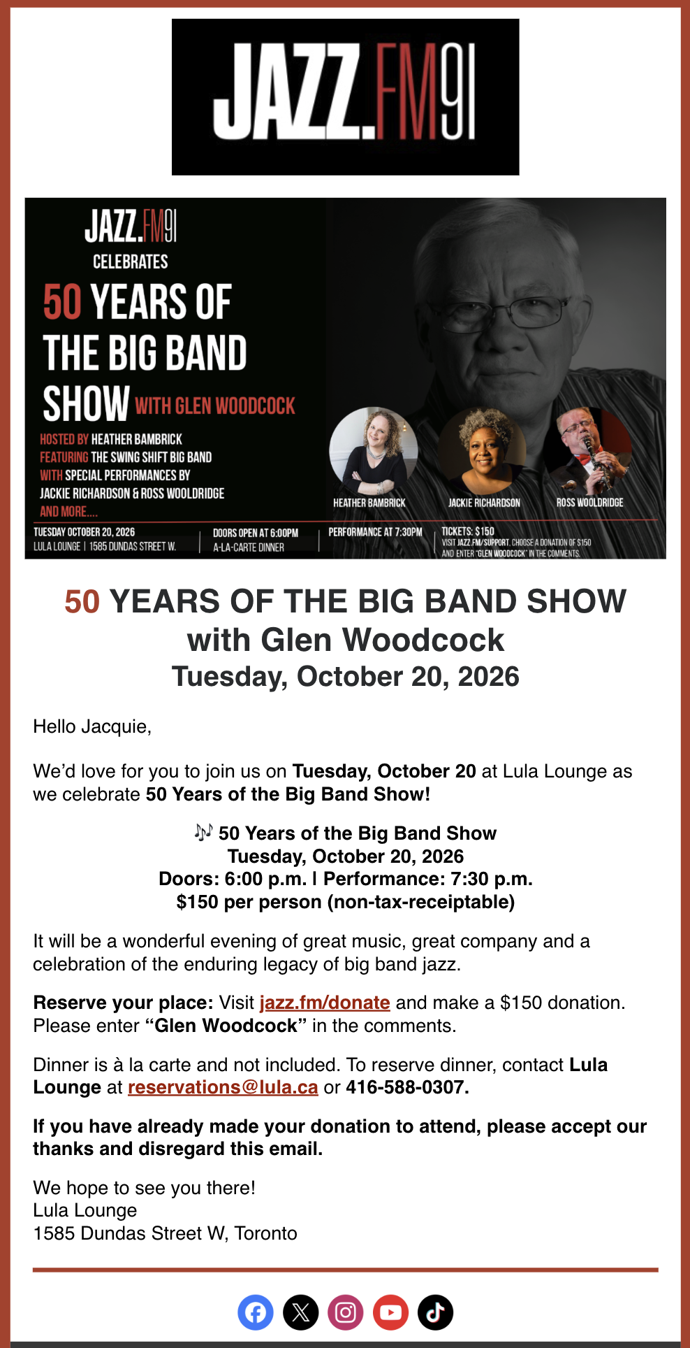 Woodcock event poster